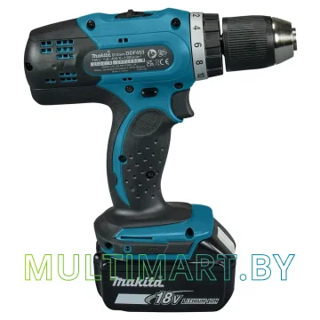 Дрель-шуруповерт Makita DDF453SYE (с 2-мя АКБ, кейс) картинка 5